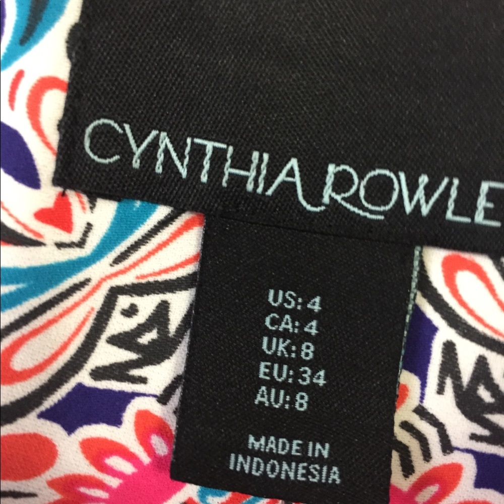 CYNTHIA ROWLEY PRINTED SHEATH DRESS - Picture 8 of 8